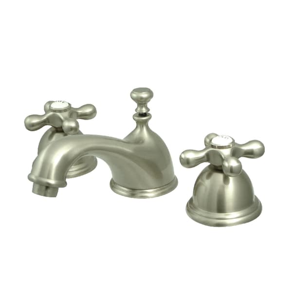 KS3968AX 8" Widespread Bathroom Faucet, Brushed Nickel